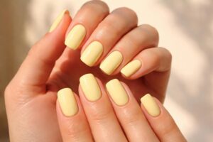 Charming Light Yellow Nails: A Fresh and Sunny Manicure Trend
