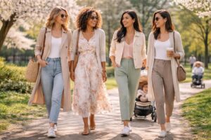 Chic and Comfortable: Stylish Spring Outfits for Moms