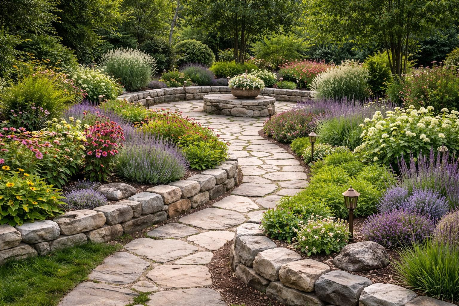 scopri idee originali per creare un giardino incantevole utilizzando pietre naturali, trasformando il tuo spazio esterno in un'oasi di bellezza e naturalezza.