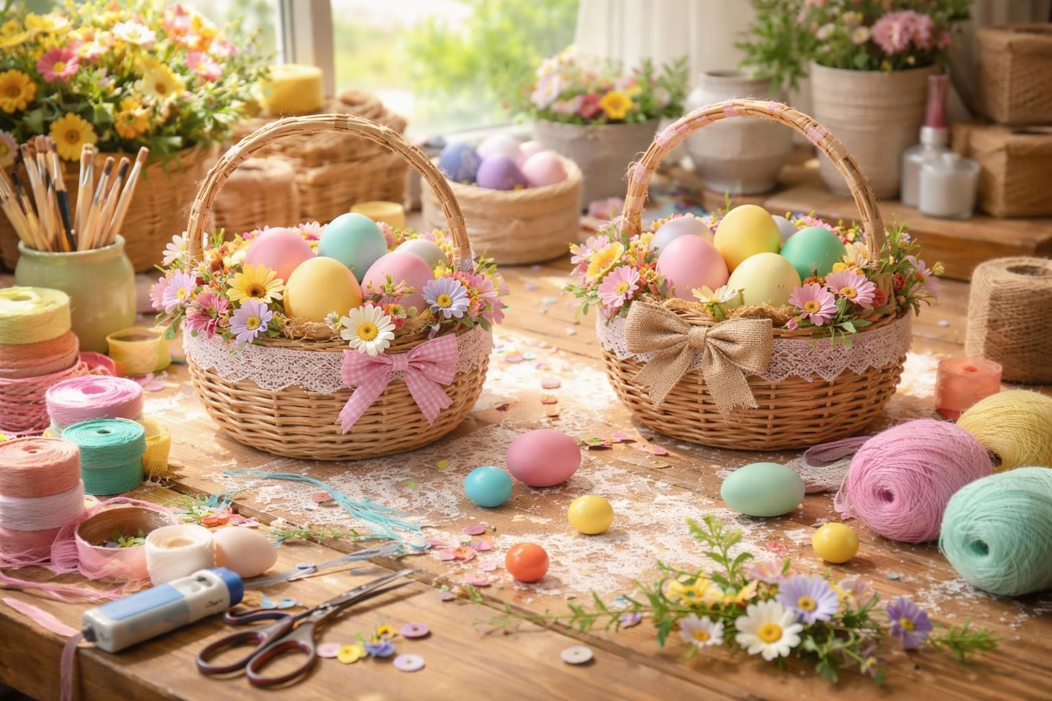 discover creative diy ideas for crafting your own easter basket with easy and fun tutorials to make personalized and festive baskets for the holiday.