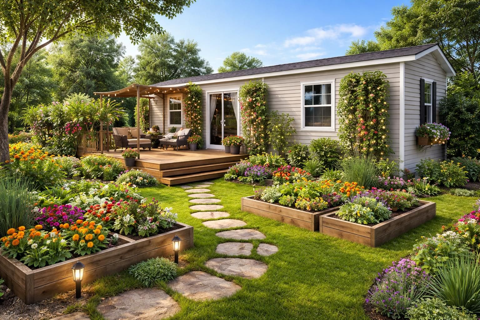Creative Landscaping Ideas to Transform Your Mobile Home Outdoors