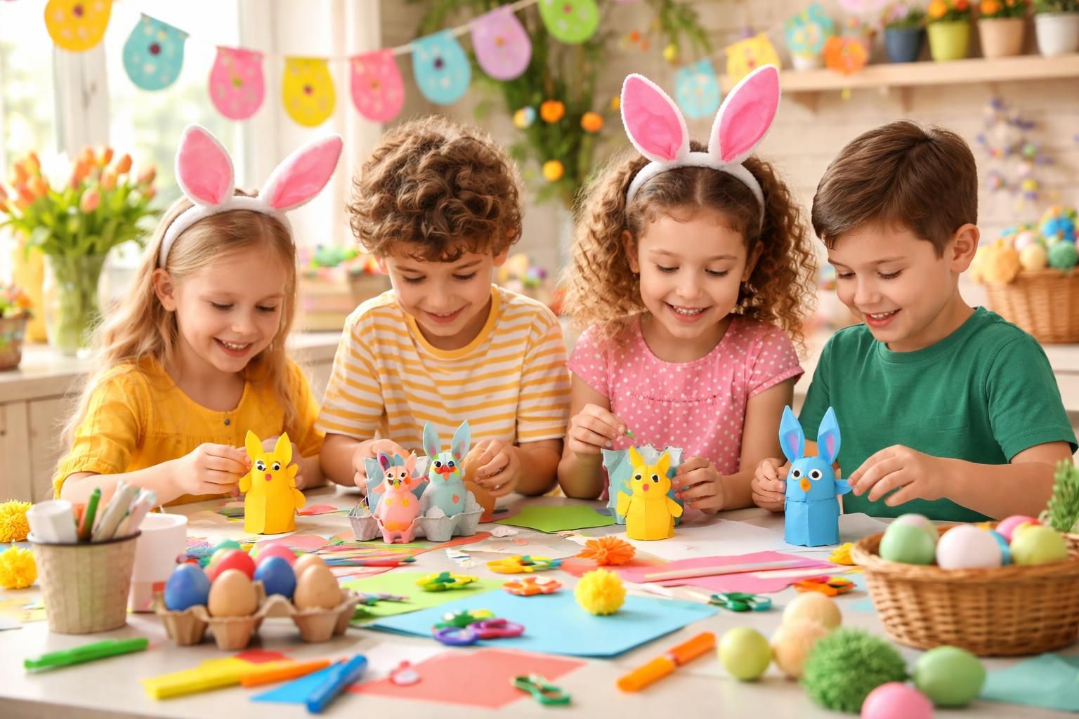 scopri idee creative e divertenti per le creazioni pasquali dedicate ai bambini, perfette per stimolare la loro fantasia durante le festività.