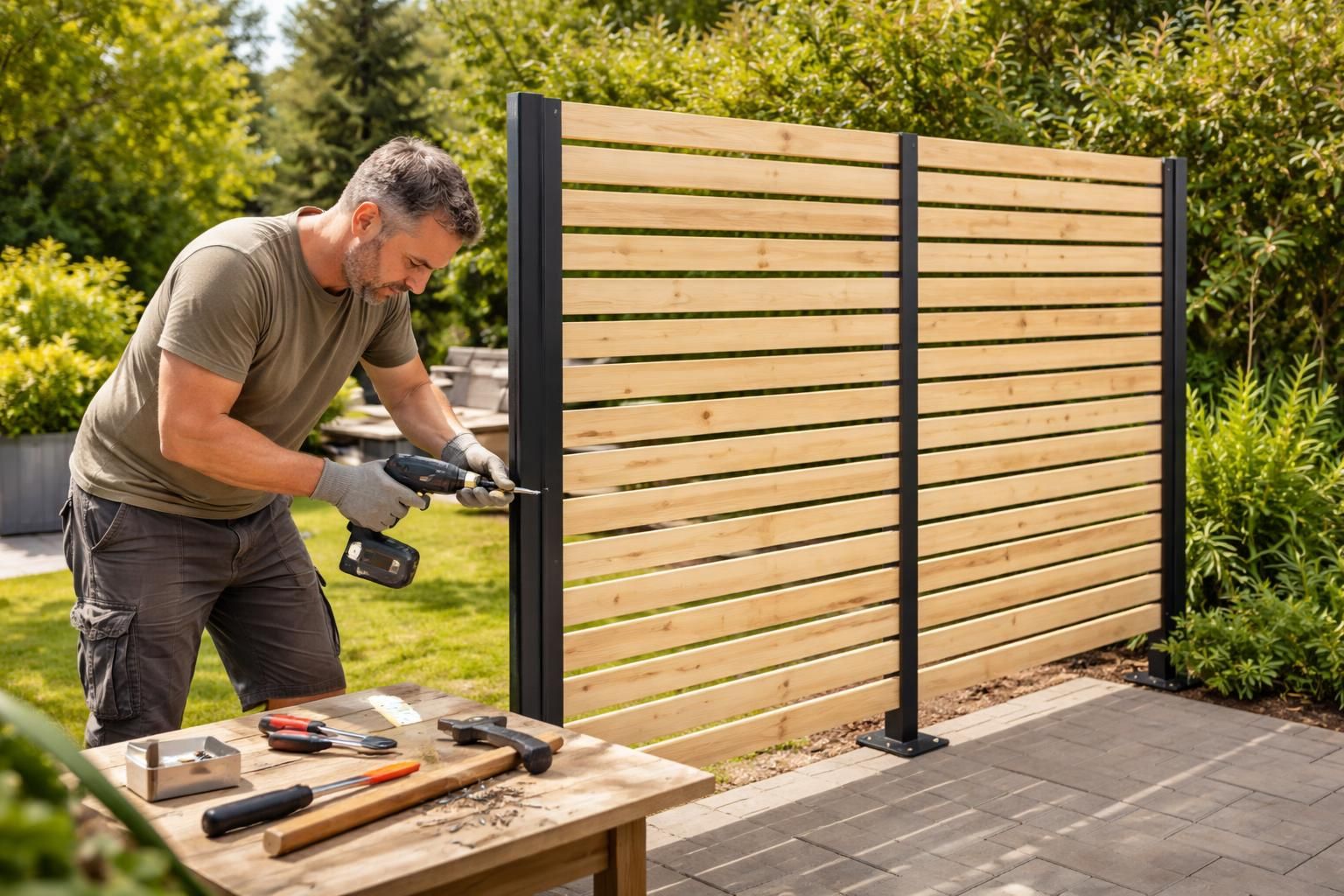 erfahren sie in dieser diy-anleitung, wie sie einfach und kostengünstig ihren eigenen sichtschutz bauen. schritt-für-schritt erklärt für heimwerker aller niveaus.