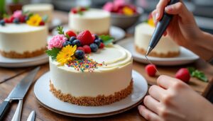 Decoración fácil y creativa para pasteles