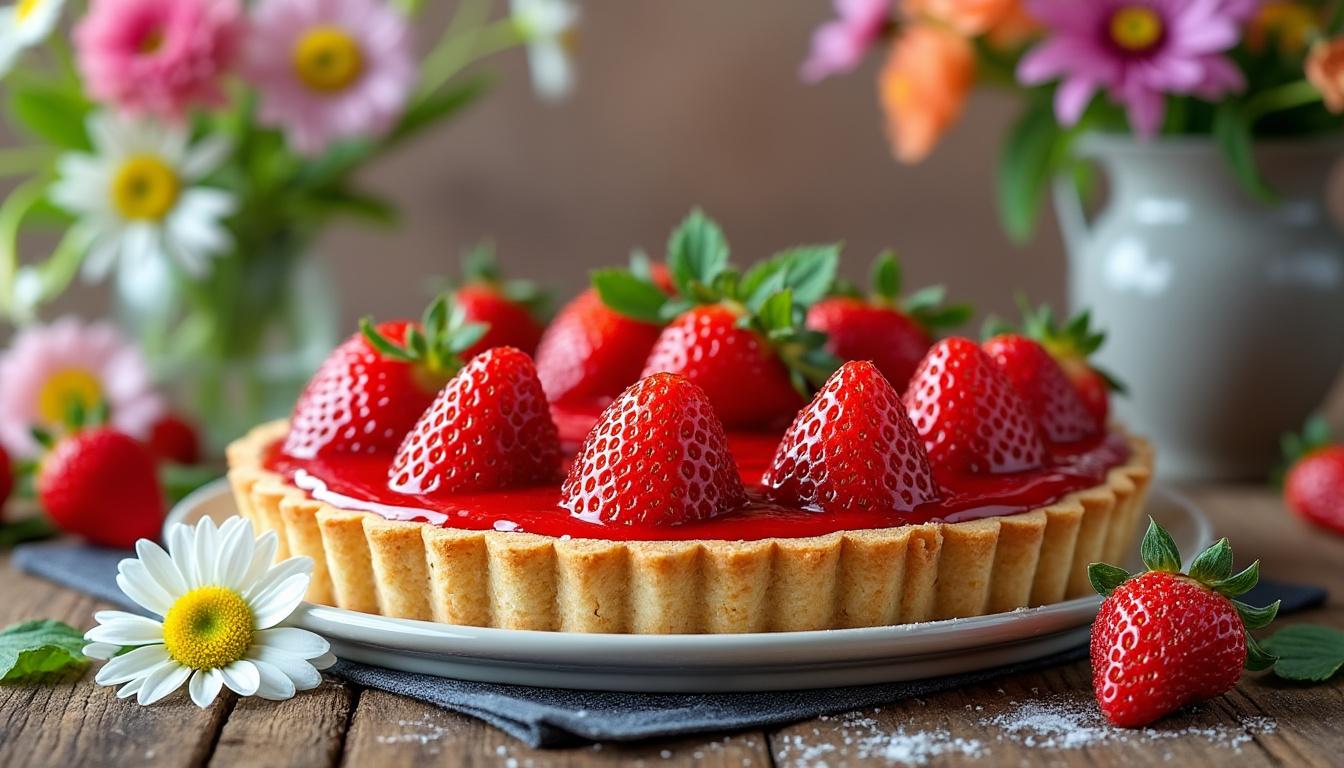 découvrez notre recette de tarte aux fraises, un délice printanier gourmand et frais, parfait pour savourer les saveurs du printemps avec douceur.