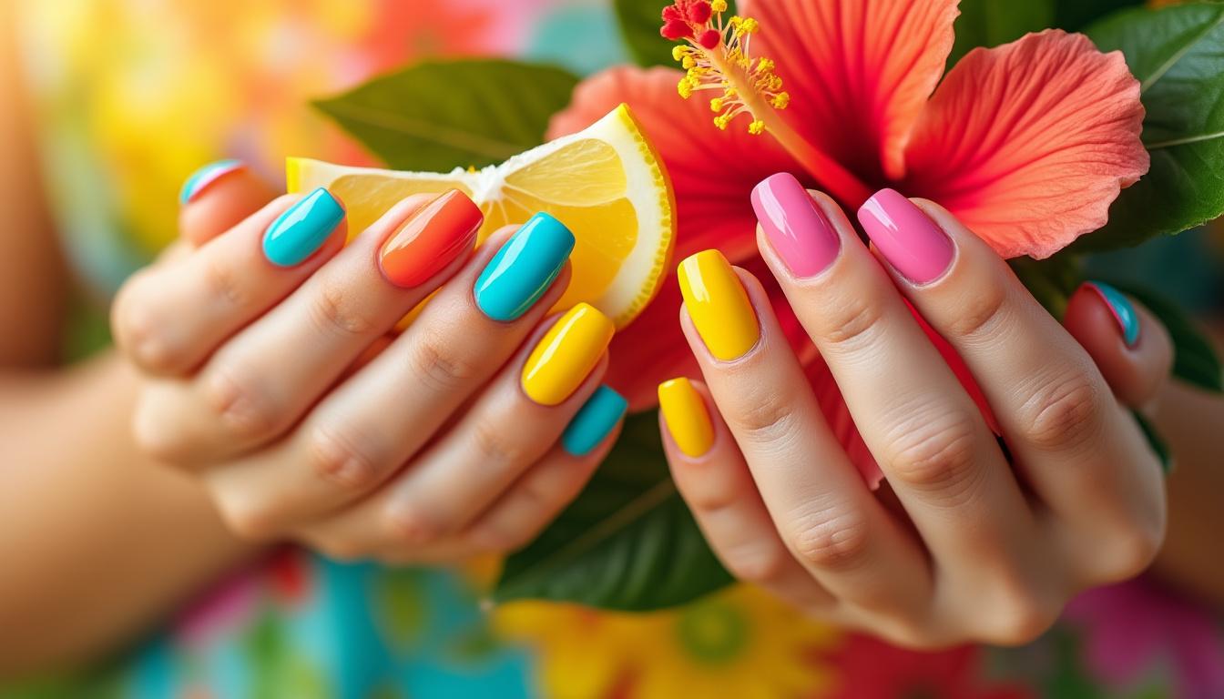 découvrez nos conseils et astuces pour des ongles éclatants et colorés, parfaits pour sublimer votre été avec style et fraîcheur.