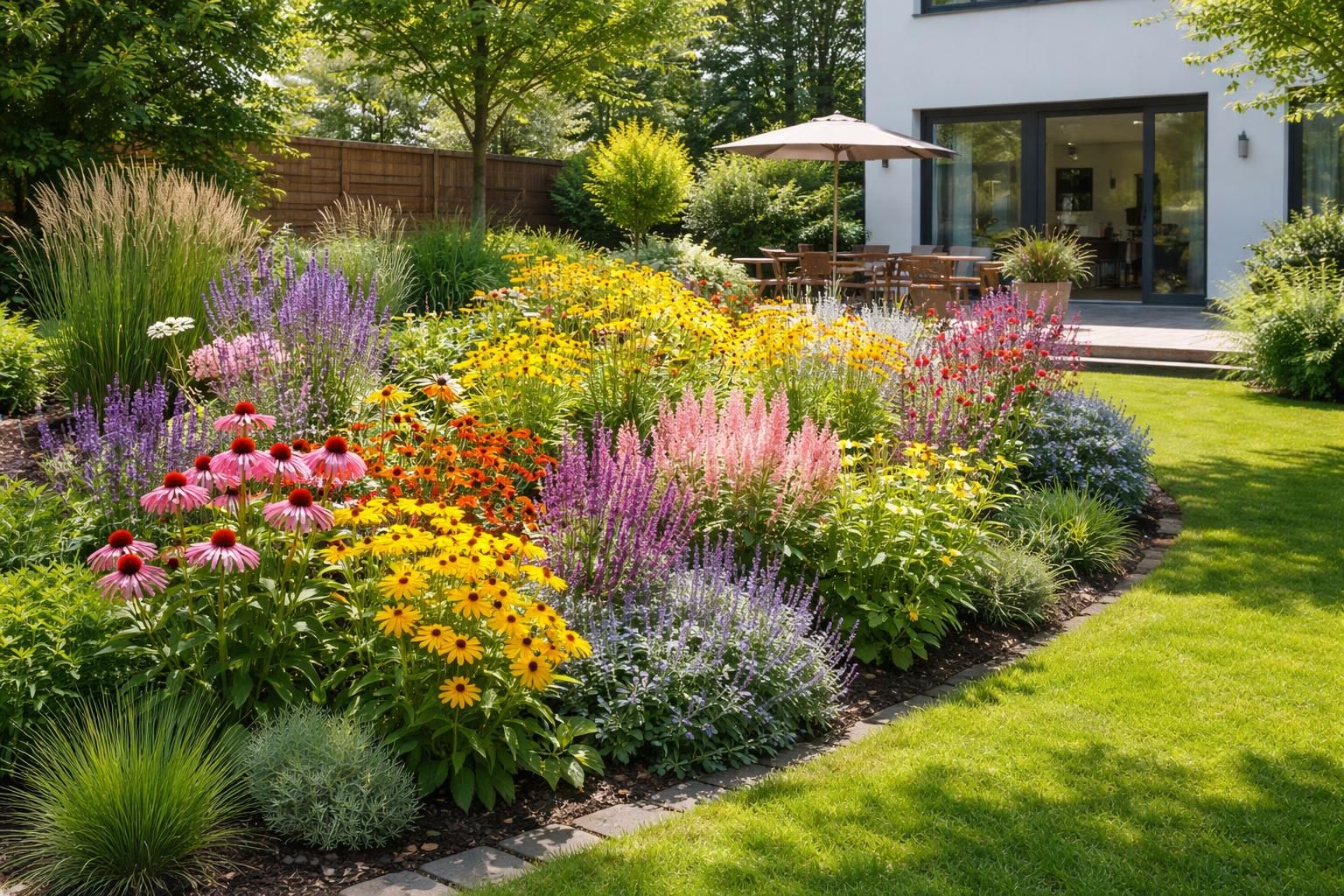 entdecken sie praktische tipps zum anlegen eines sonnigen staudenbeets und schaffen sie eine vielfältige, blühende gartenoase voller farben und formen.