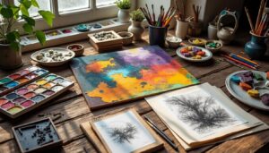 Explorando el arte: técnicas y creatividad en pintura y dibujo