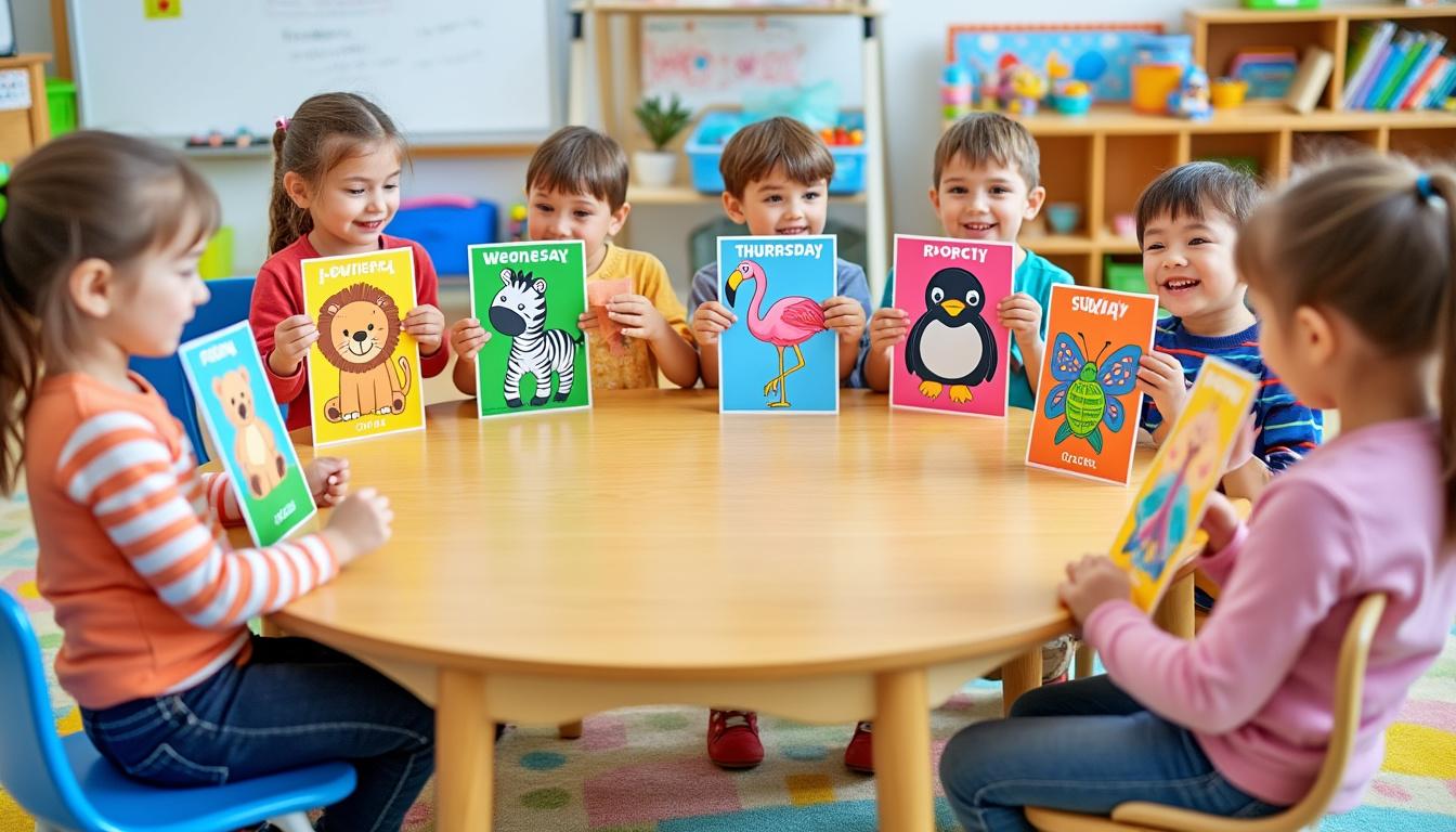 descubre una manera divertida y educativa de enseñar los días de la semana a niños en edad preescolar, con actividades y recursos diseñados especialmente para ellos.