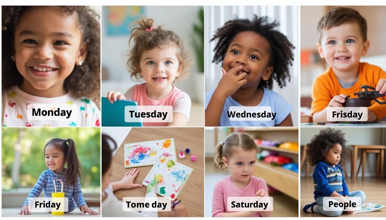 descubre una forma divertida y educativa de enseñar los días de la semana a niños en edad preescolar, con actividades y recursos diseñados para su aprendizaje y desarrollo.