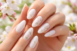 Fresh and Elegant White Nail Designs for Spring