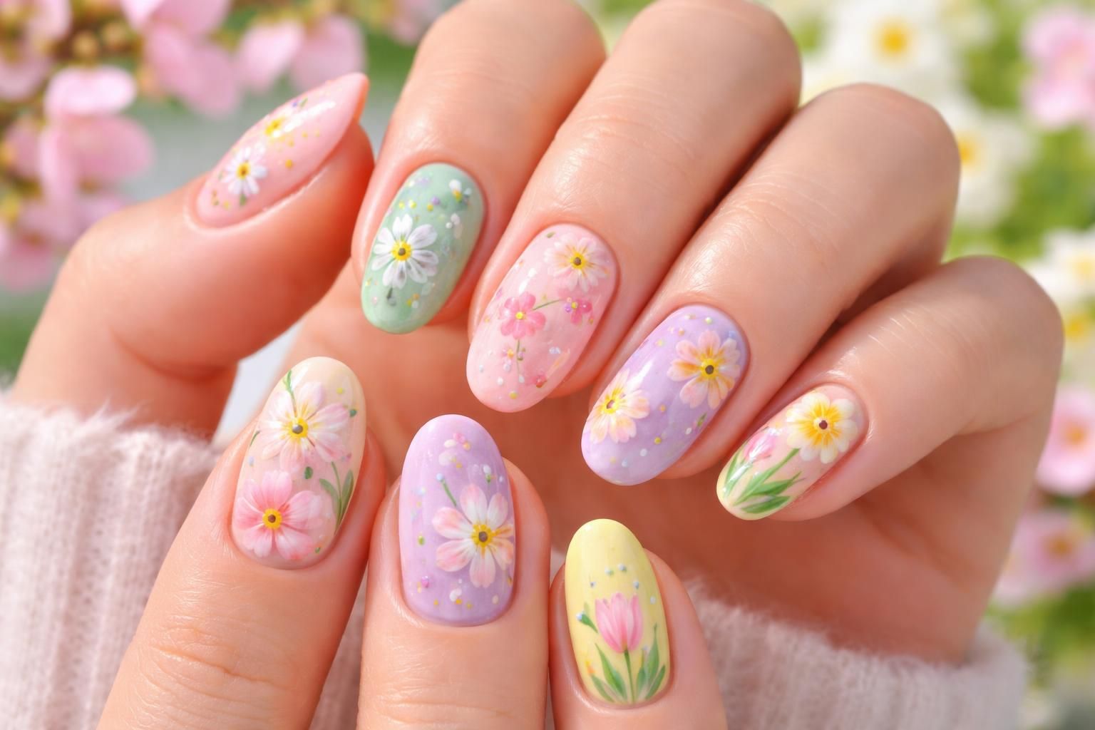 discover fresh and floral spring nail art ideas that bring vibrant colors and trendy designs to brighten your season. perfect inspiration for a stylish, seasonal manicure.
