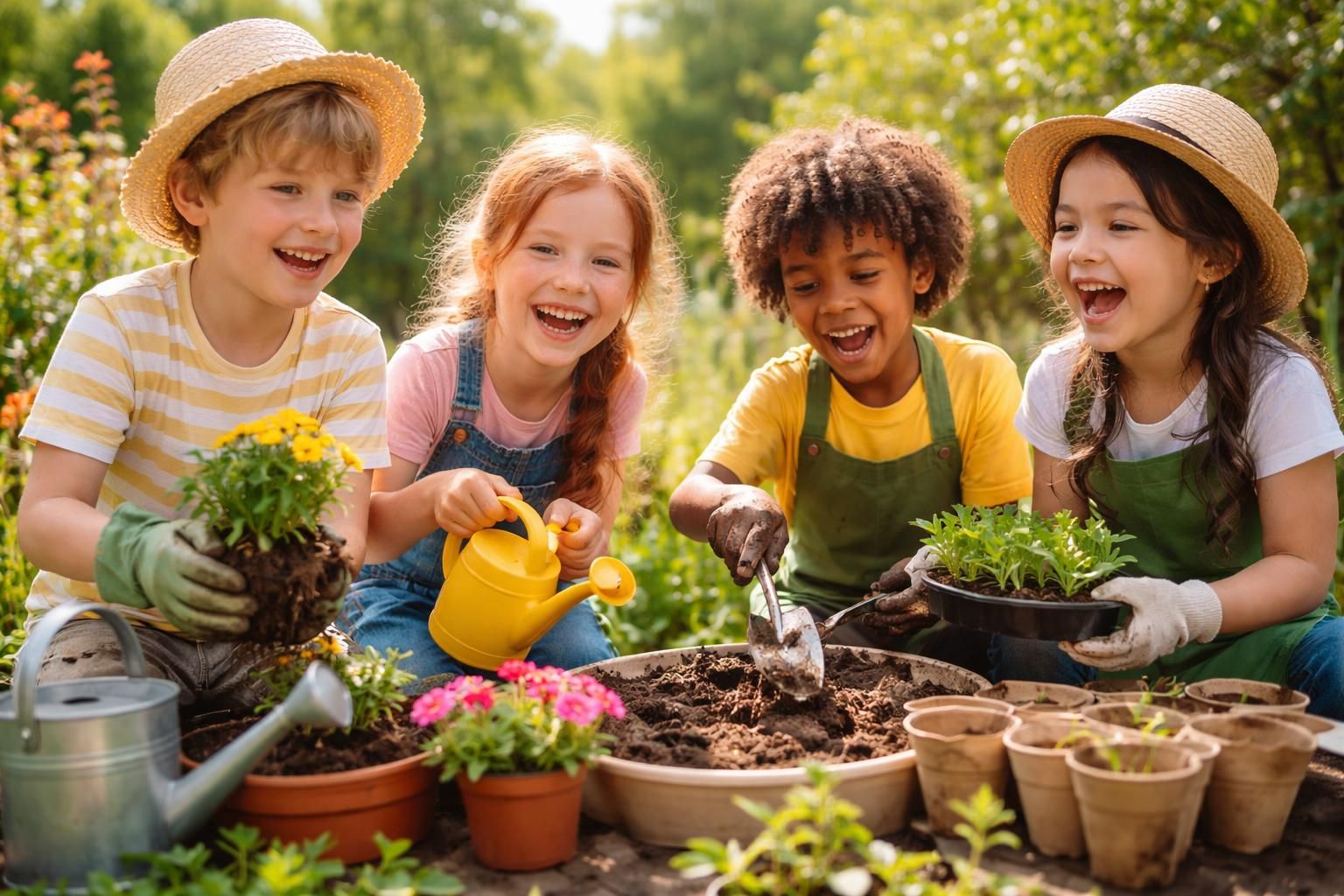 entdecken sie gemeinsam spannende und kreative gartenprojekte für kinder, die spielerisch naturerfahrung und umweltbewusstsein fördern.