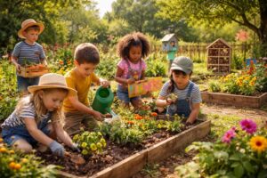 Gemeinsam grün: Kreative Gartenprojekte für Kinder entdecken