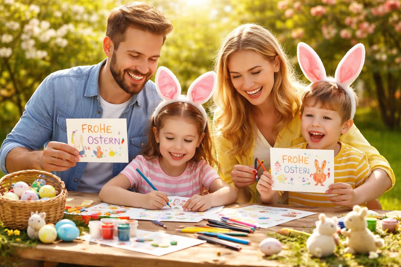versenden sie herzliche ostergrüße und wünschen sie fröhliche festtage voller freude und sonnenschein. entdecken sie liebevolle botschaften für eine strahlende osterzeit.
