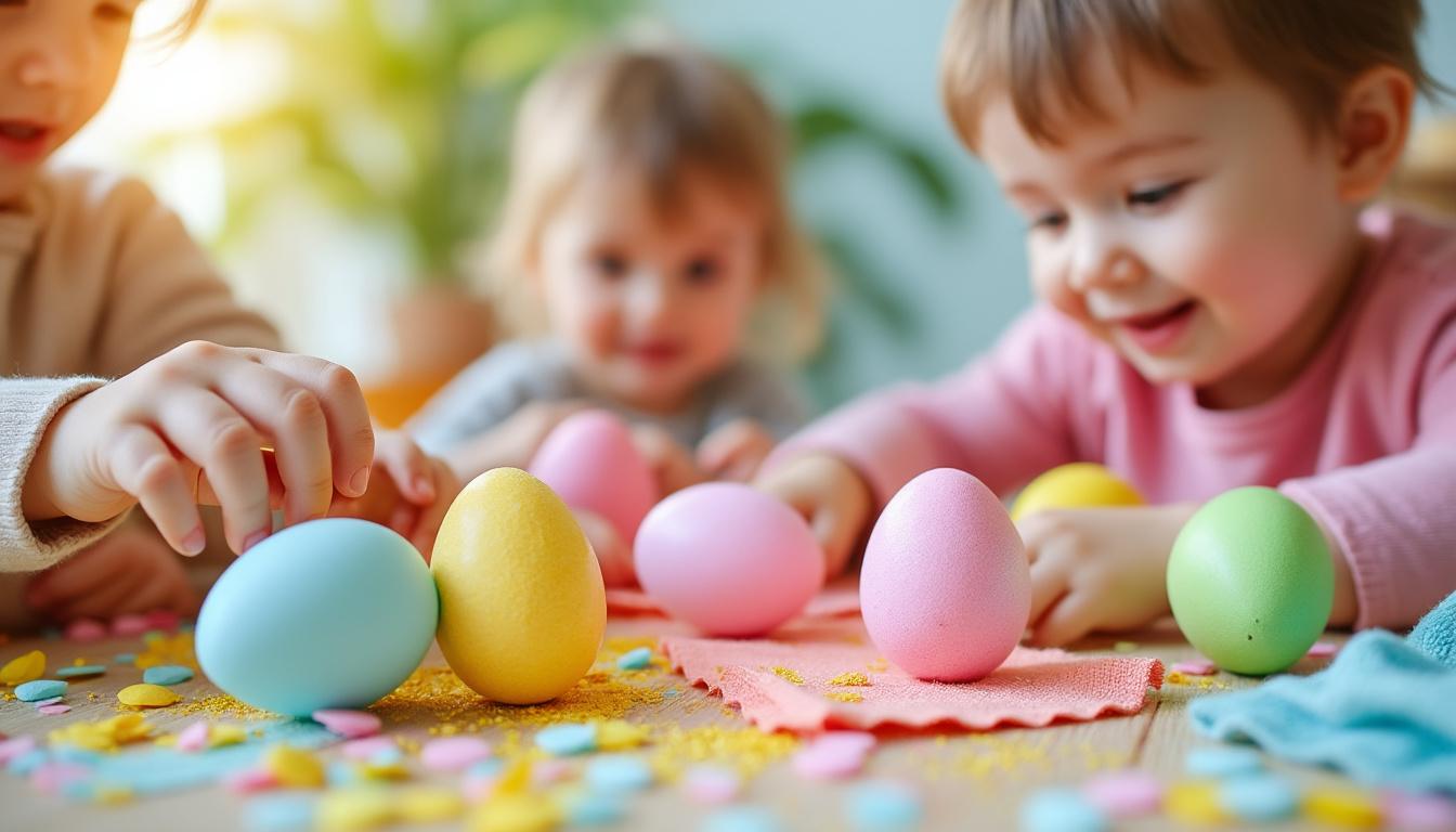 découvrez des idées créatives et ludiques pour animer la crèche pendant les fêtes de pâques et offrir aux enfants des moments joyeux et inoubliables.