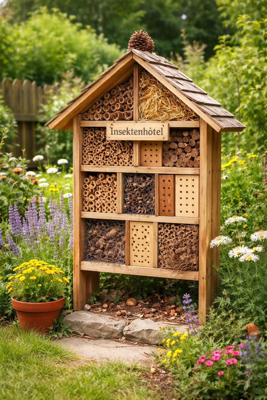 erfahren sie, wie sie ihr eigenes insektenhotel bauen können – eine einfache schritt-für-schritt-anleitung für ein nachhaltiges und grünes zuhause für nützliche insekten.