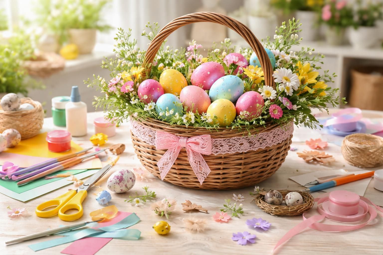 entdecken sie kreative ideen und schritt-für-schritt-anleitungen, um ihren eigenen einzigartigen osterkorb zu gestalten – perfekt für ein fröhliches osterfest.