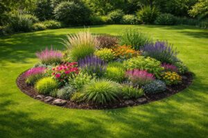 Kreative Gestaltung: Ein Inselbeet im Rasen anlegen und verschönern