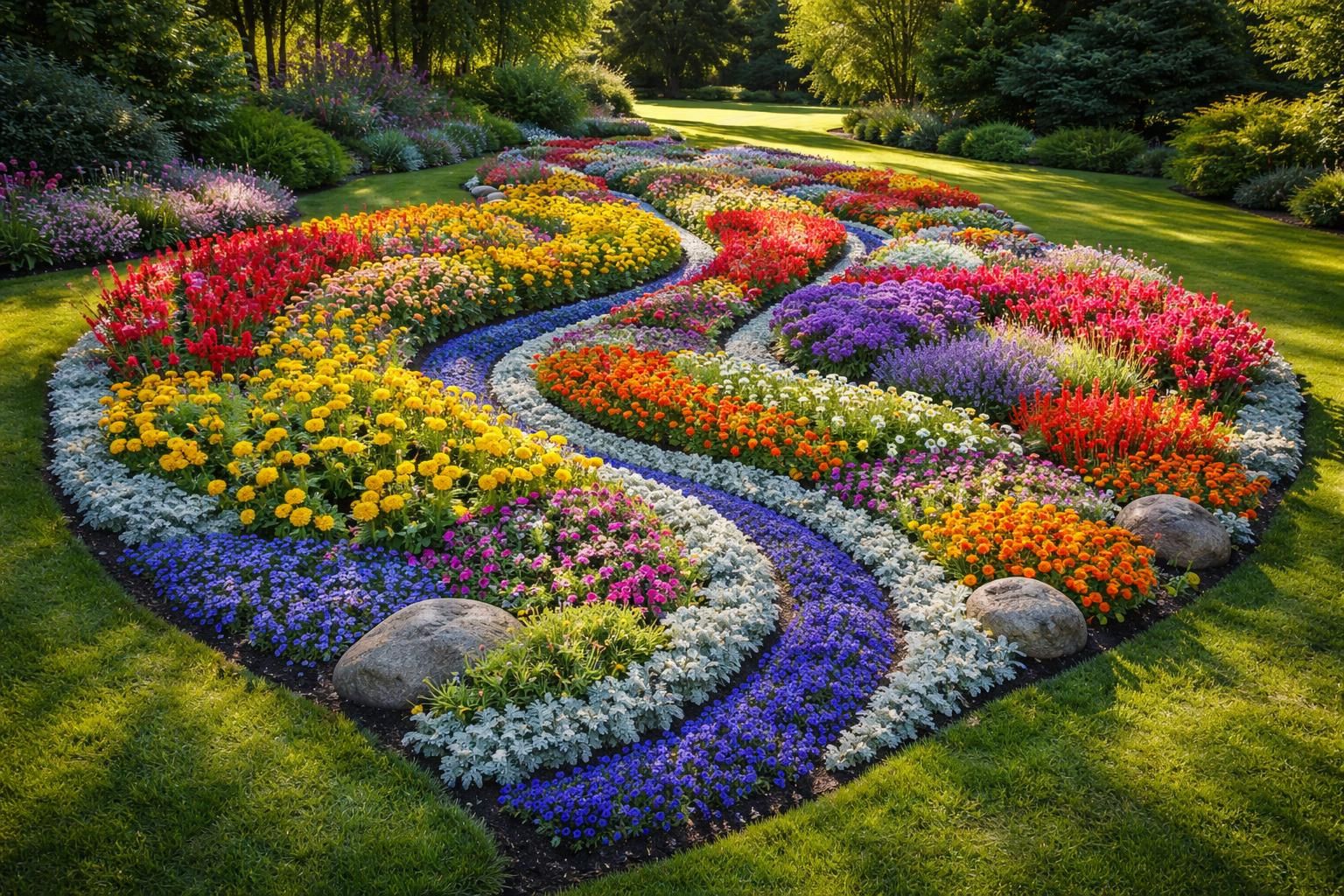 entdecken sie kreative gestaltungsideen für beeindruckende blumenbeete, die ihren garten in eine blühende oase verwandeln.