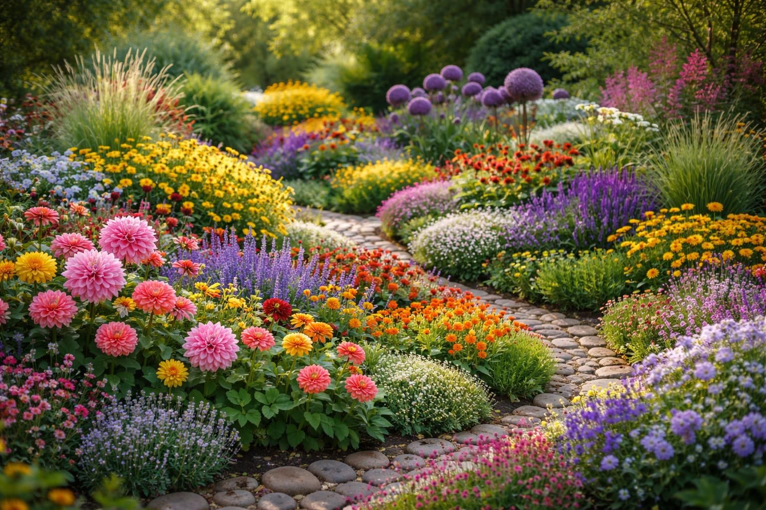 entdecken sie kreative gestaltungsideen für beeindruckende blumenbeete, die ihren garten in eine blühende oase verwandeln.