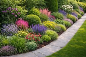 Kreative Gestaltungsideen für schmale Beete: Pflanzen und Layouts optimal nutzen