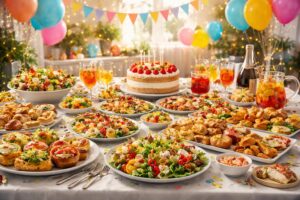 Leckere Partygerichte für große Geburtstagsfeiern