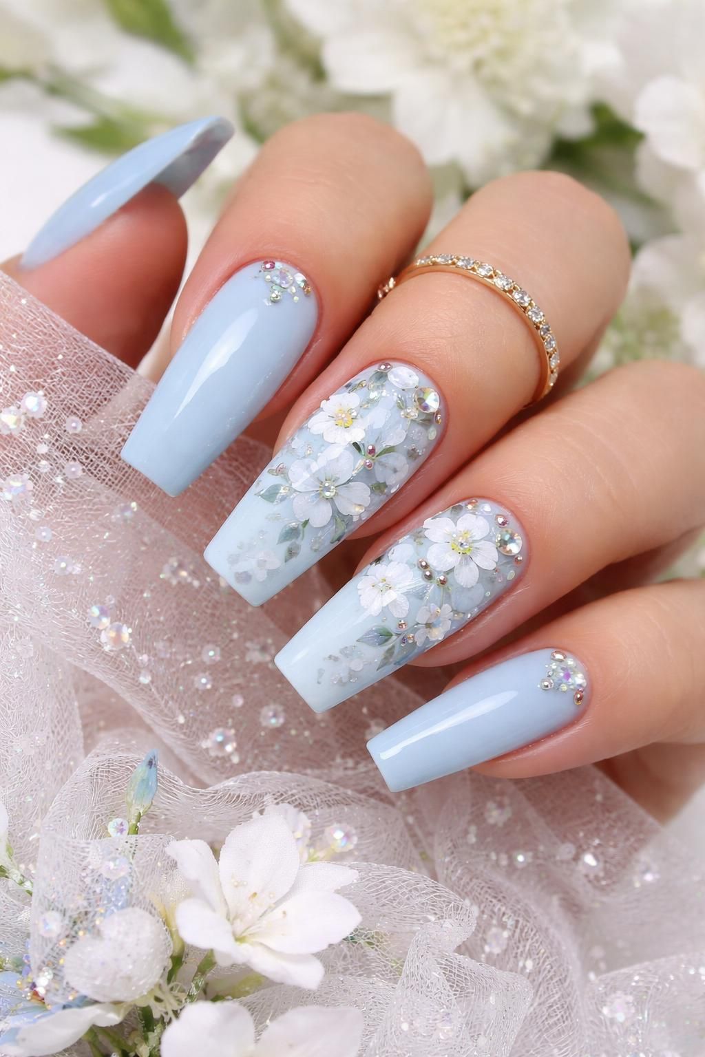 discover refreshing blue nail art ideas perfect for spring. explore trendy designs and vibrant shades to brighten up your look this season.