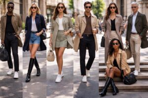 Stylische Outfits mit kurzem Trenchcoat: Tipps und Inspirationen