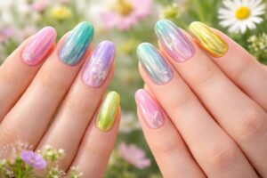Vibrant Spring Chrome Nail Designs to Brighten Your Season