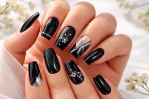 Chic and Edgy: The Ultimate Guide to Black Spring Nail Designs