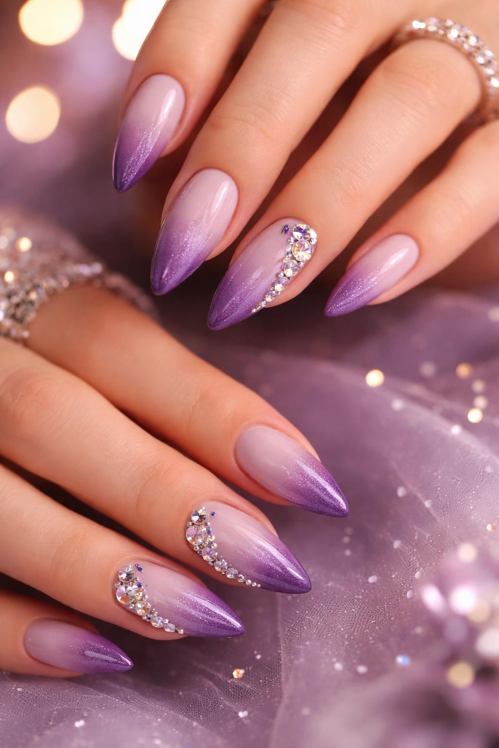 discover stunning purple nail art ideas perfect for prom night. from elegant designs to bold styles, find the perfect look to match your dress and make a statement.