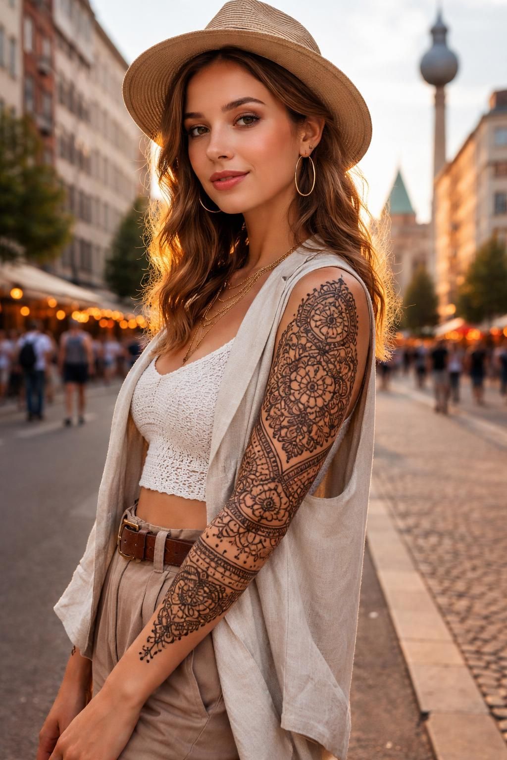 entdecken sie stylische henna-tattoos, die kreative körperkunst mit traditionellem charme verbinden. perfekt für alle, die temporäre, kunstvolle designs lieben.