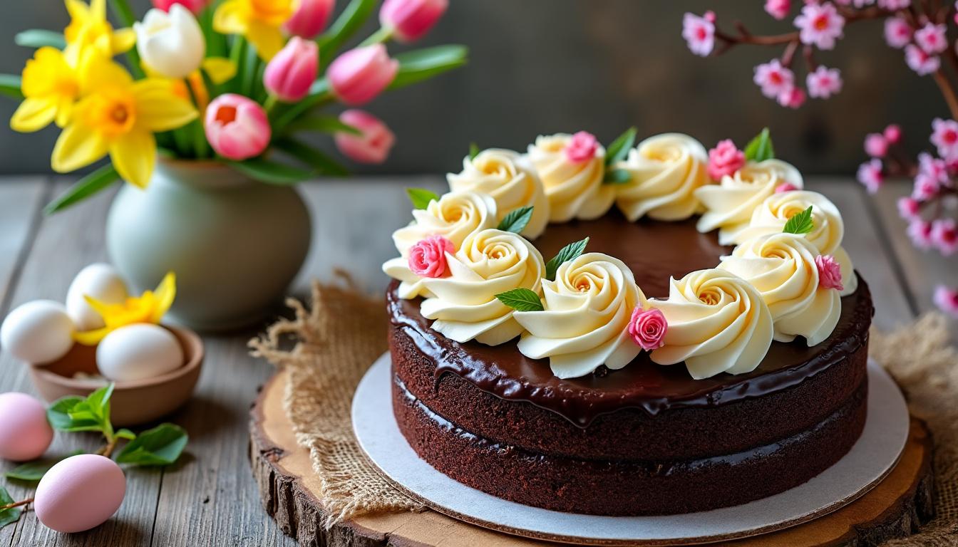 découvrez un gâteau de pâques inédit qui éveillera vos papilles avec des saveurs surprenantes et délicieuses, parfait pour célébrer ce moment gourmand en famille.